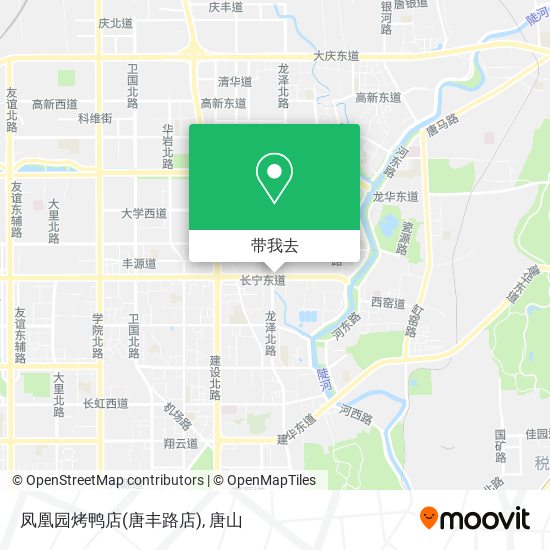 凤凰园烤鸭店(唐丰路店)地图