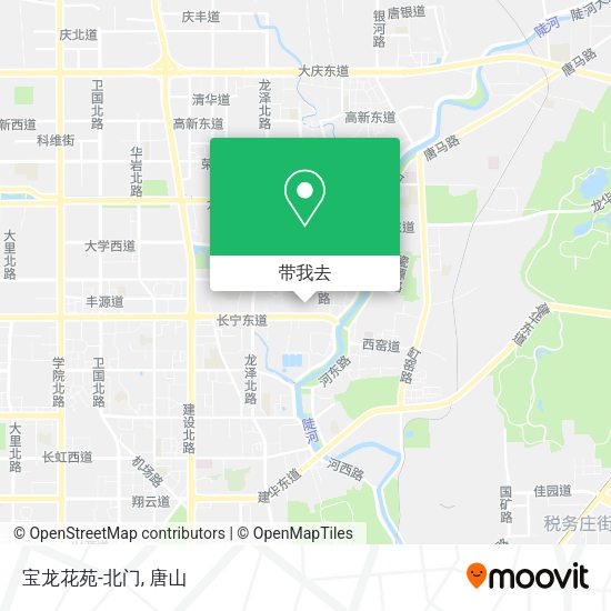 宝龙花苑-北门地图