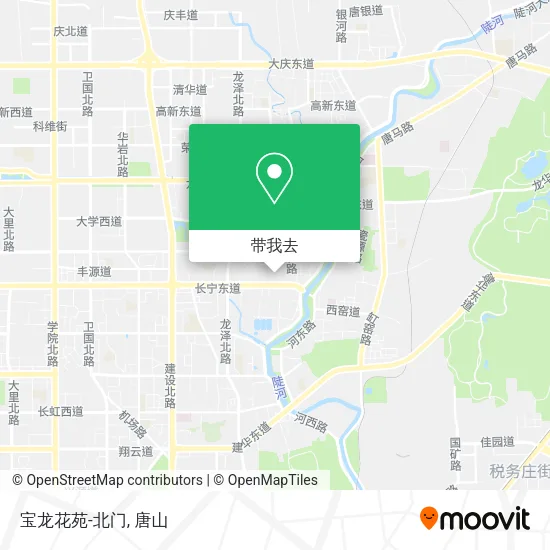宝龙花苑-北门地图
