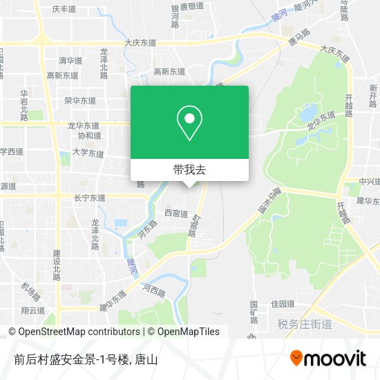 前后村盛安金景-1号楼地图