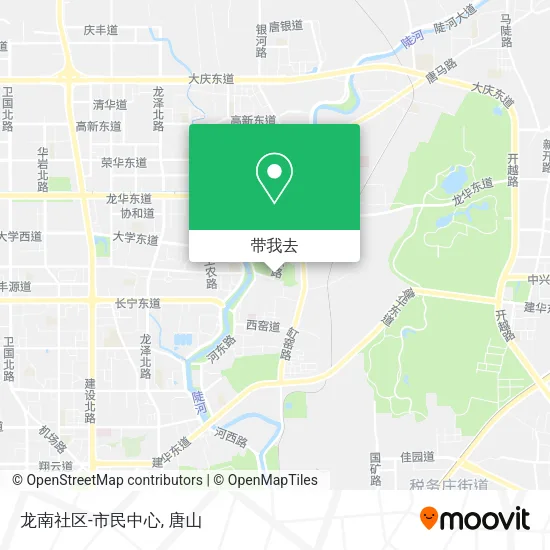 龙南社区-市民中心地图