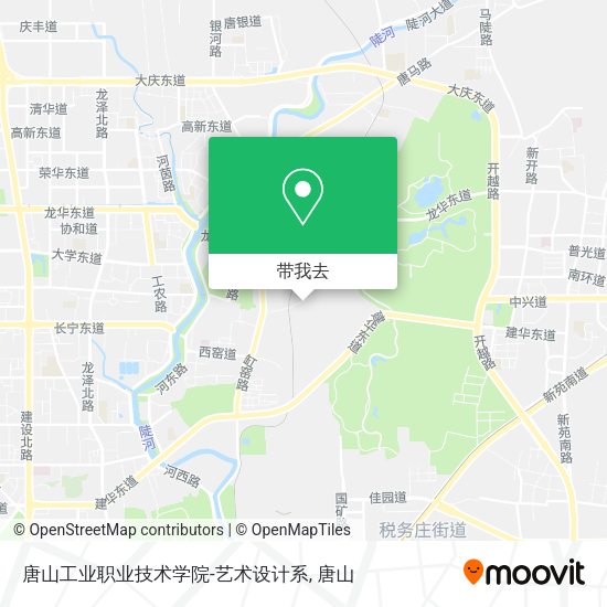 唐山工业职业技术学院-艺术设计系地图