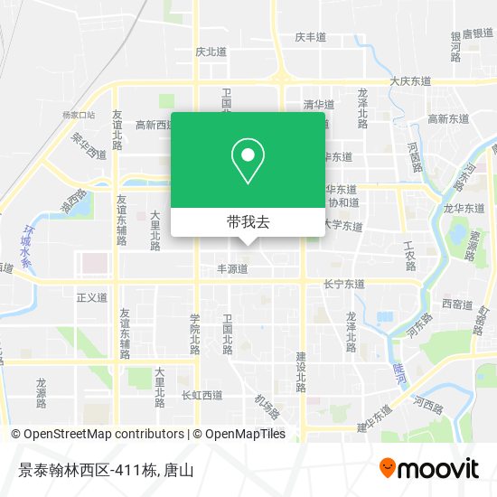 景泰翰林西区-411栋地图