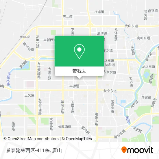 景泰翰林西区-411栋地图