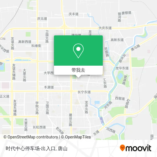 时代中心停车场-出入口地图