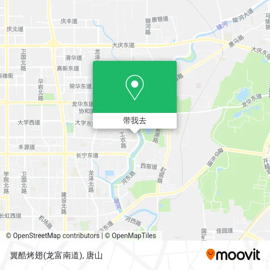 翼酷烤翅(龙富南道)地图