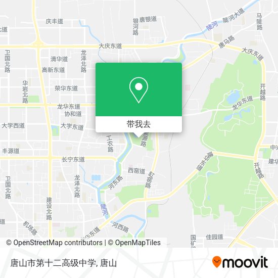 唐山市第十二高级中学地图