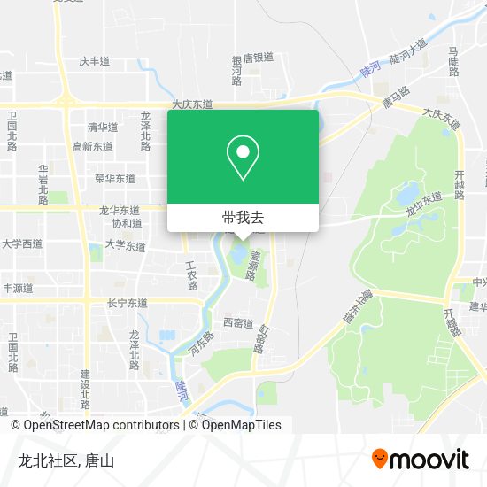 龙北社区地图