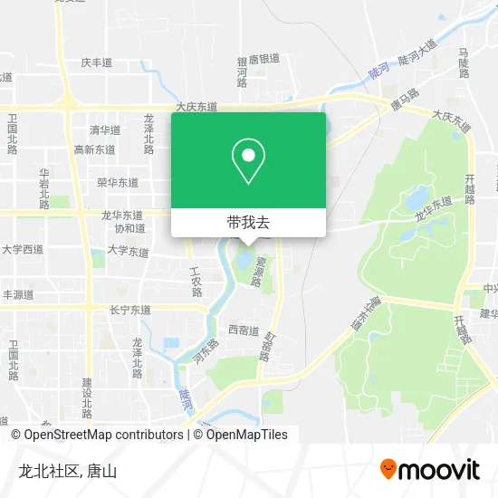 龙北社区地图