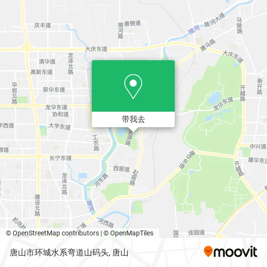 唐山市环城水系弯道山码头地图