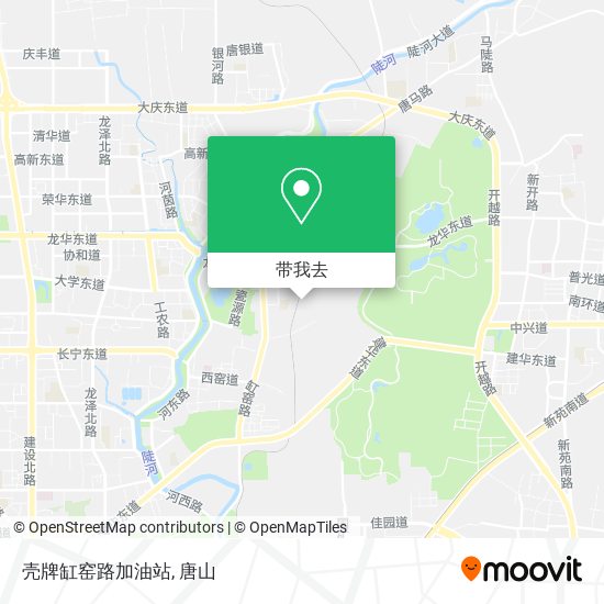 壳牌缸窑路加油站地图