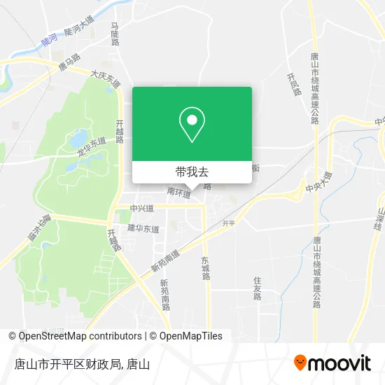 唐山市开平区财政局地图