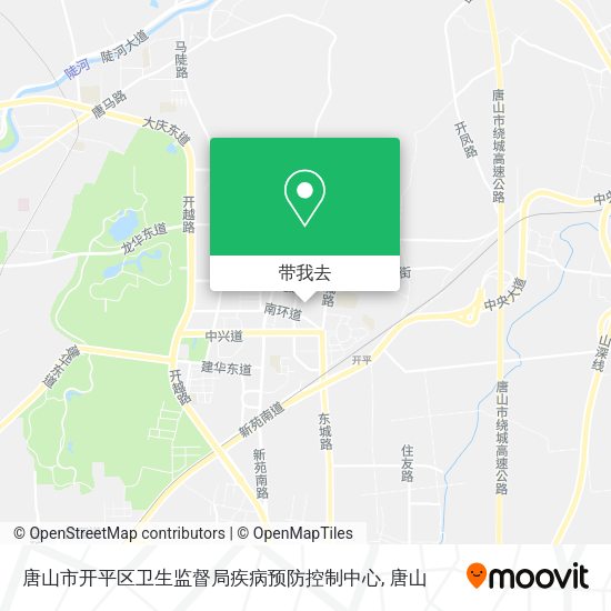 唐山市开平区卫生监督局疾病预防控制中心地图