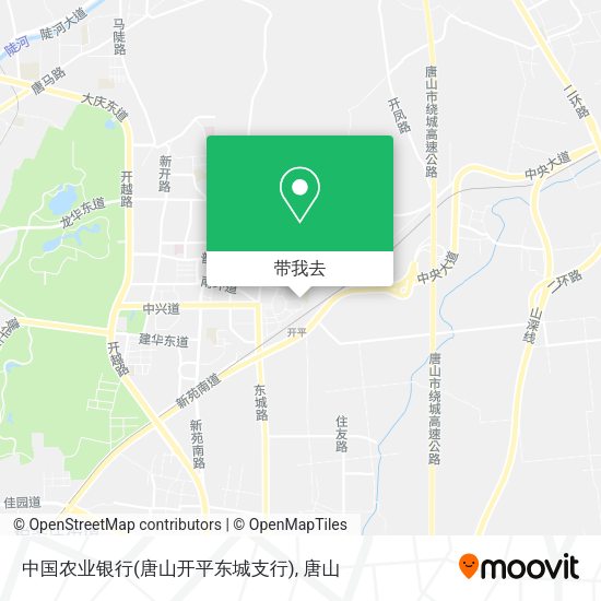 中国农业银行(唐山开平东城支行)地图