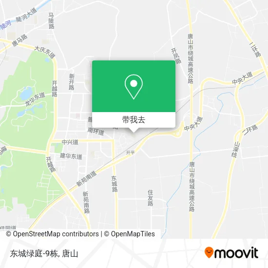 东城绿庭-9栋地图