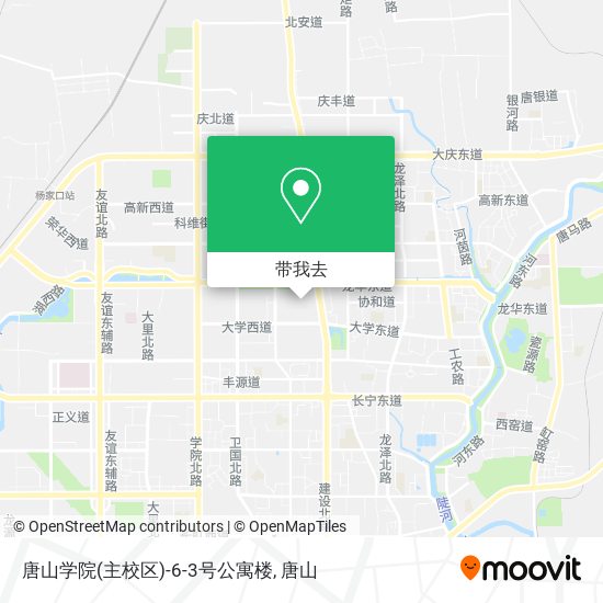 唐山学院(主校区)-6-3号公寓楼地图