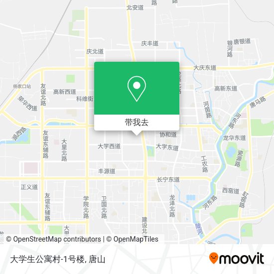 大学生公寓村-1号楼地图