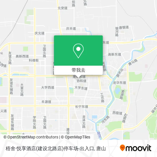 梧舍·悦享酒店(建设北路店)停车场-出入口地图