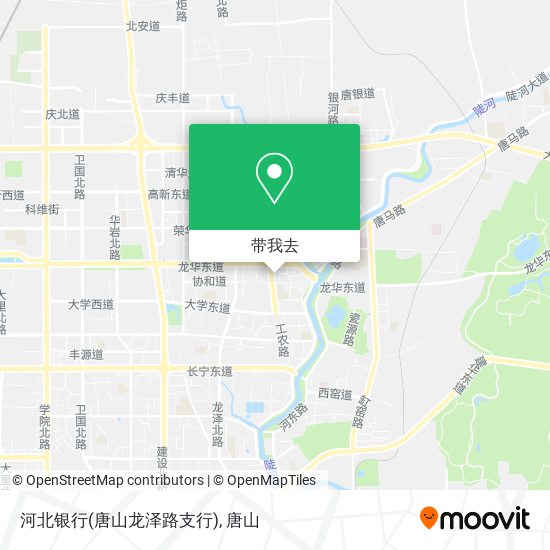 河北银行(唐山龙泽路支行)地图
