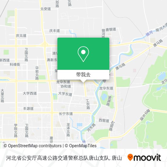 河北省公安厅高速公路交通警察总队唐山支队地图