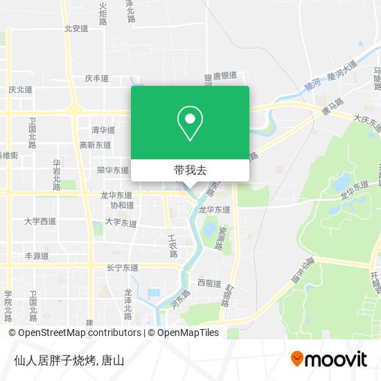 仙人居胖子烧烤地图