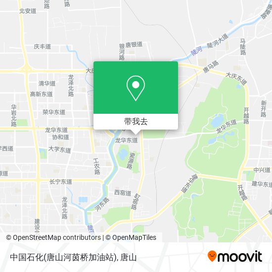 中国石化(唐山河茵桥加油站)地图