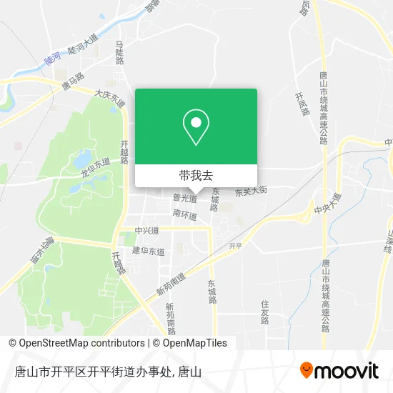 唐山市开平区开平街道办事处地图