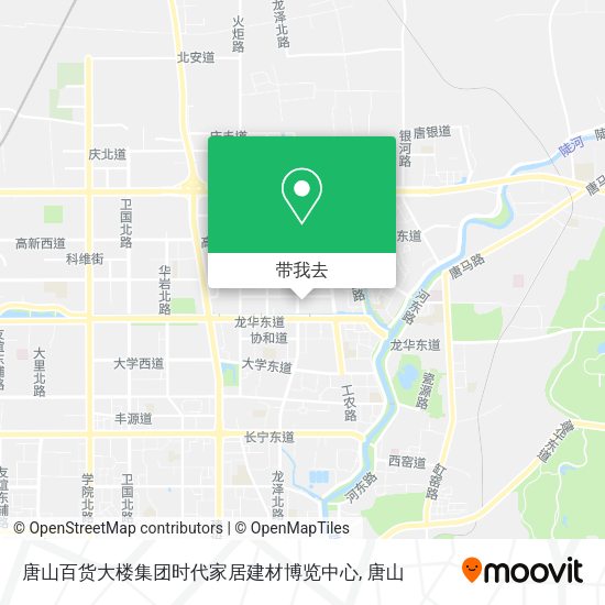 唐山百货大楼集团时代家居建材博览中心地图