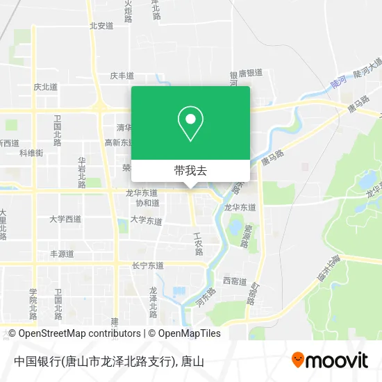 中国银行(唐山市龙泽北路支行)地图