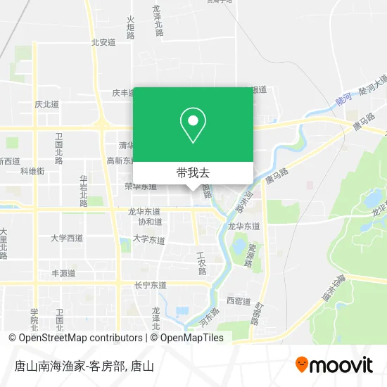 唐山南海渔家-客房部地图