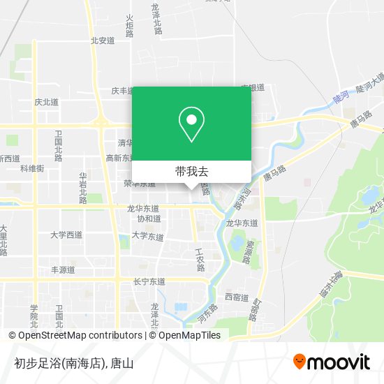 初步足浴(南海店)地图