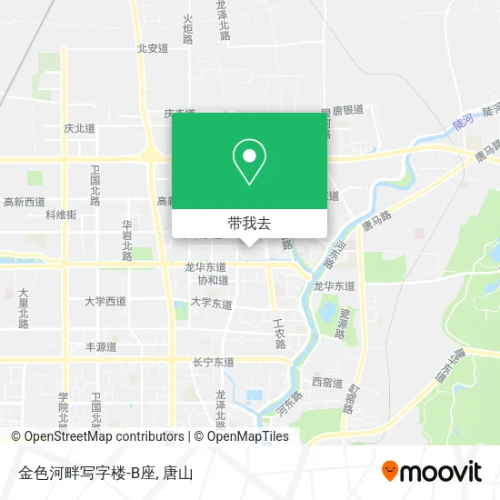 金色河畔写字楼-B座地图