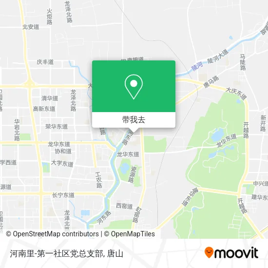 河南里-第一社区党总支部地图