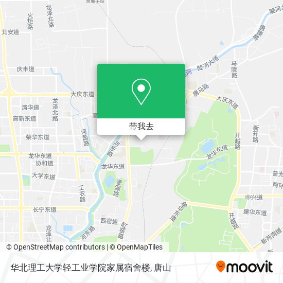 华北理工大学轻工业学院家属宿舍楼地图