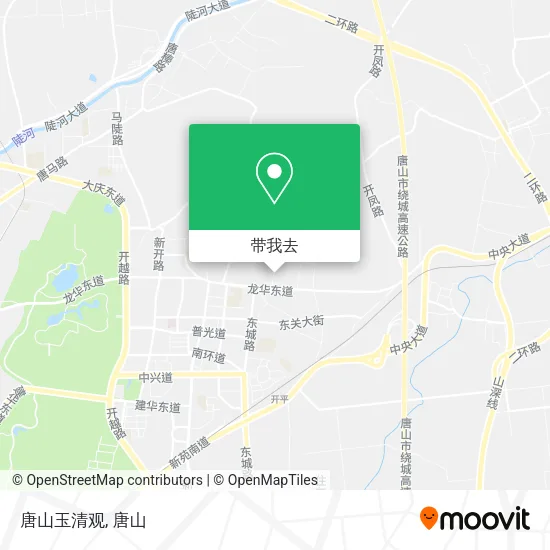 唐山玉清观地图