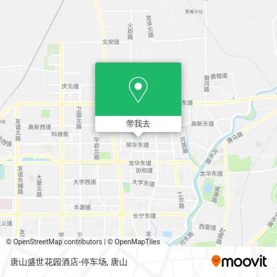 唐山盛世花园酒店-停车场地图