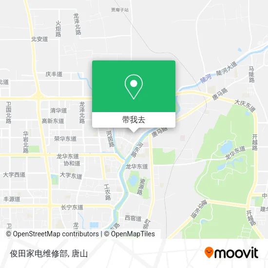 俊田家电维修部地图