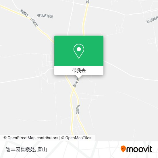 隆丰园售楼处地图