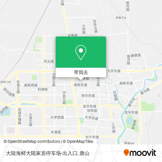 大陆海鲜大陆家居停车场-出入口地图