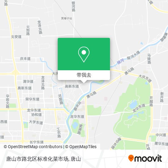 唐山市路北区标准化菜市场地图