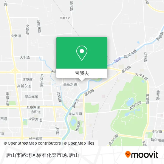 唐山市路北区标准化菜市场地图