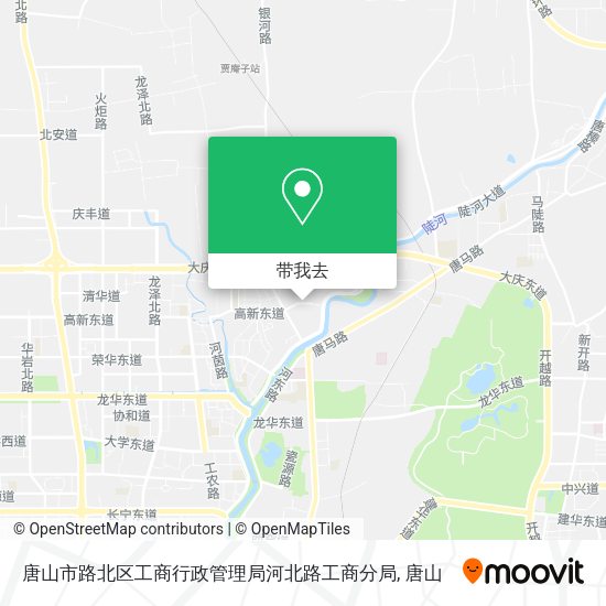 唐山市路北区工商行政管理局河北路工商分局地图