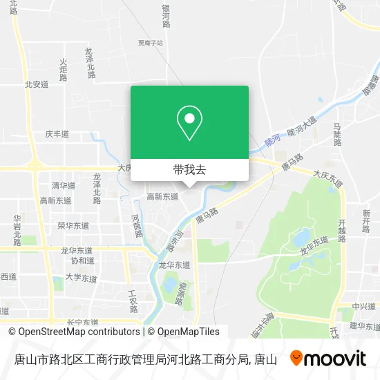 唐山市路北区工商行政管理局河北路工商分局地图