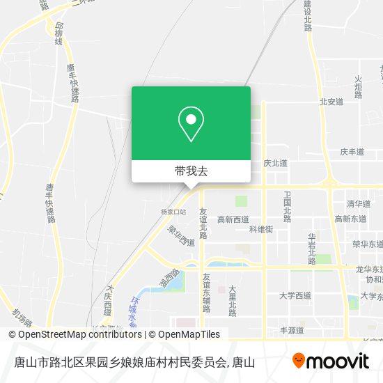 唐山市路北区果园乡娘娘庙村村民委员会地图