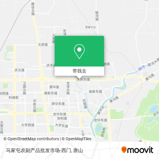 马家屯农副产品批发市场-西门地图