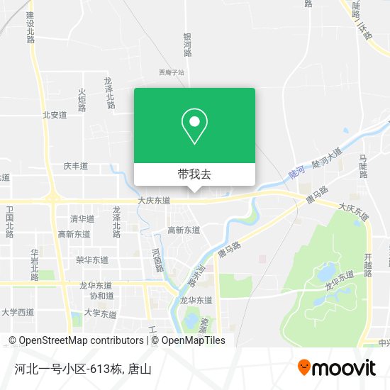 河北一号小区-613栋地图