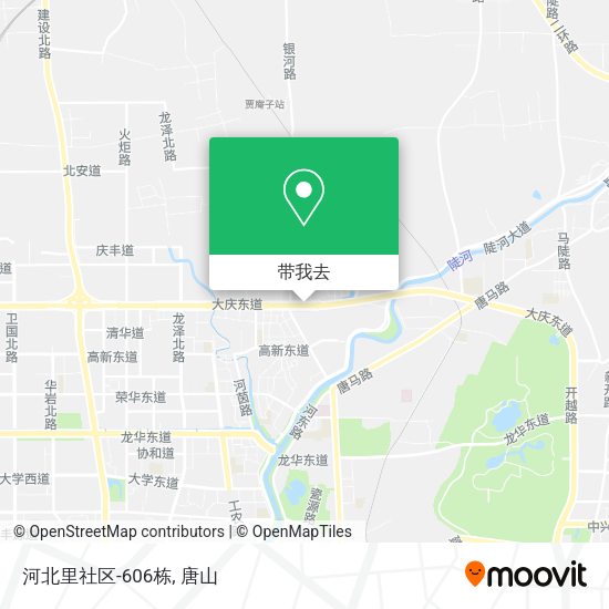 河北里社区-606栋地图