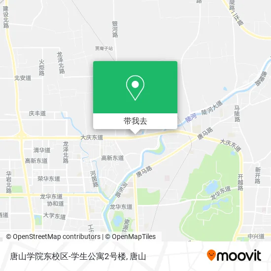 唐山学院东校区-学生公寓2号楼地图