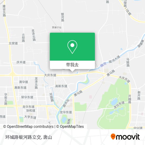 环城路银河路立交地图