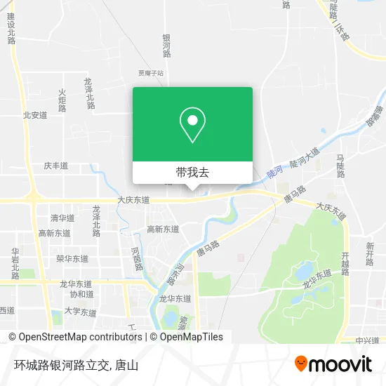 环城路银河路立交地图
